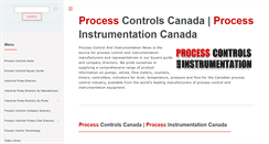 Desktop Screenshot of processcontrols.ca