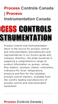 Mobile Screenshot of processcontrols.ca