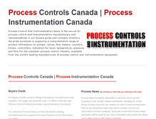 Tablet Screenshot of processcontrols.ca